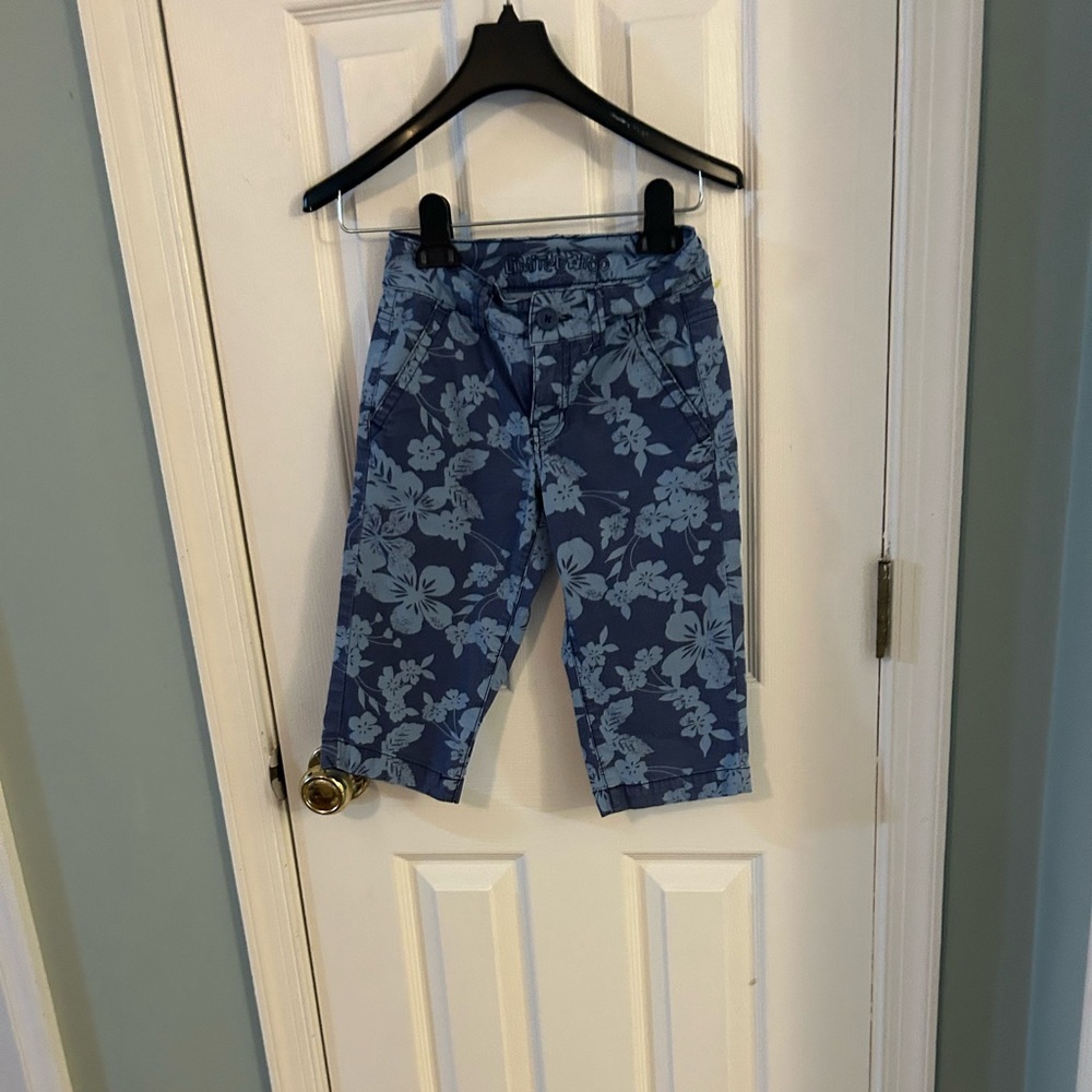 Limited Too blue floral jeans.
